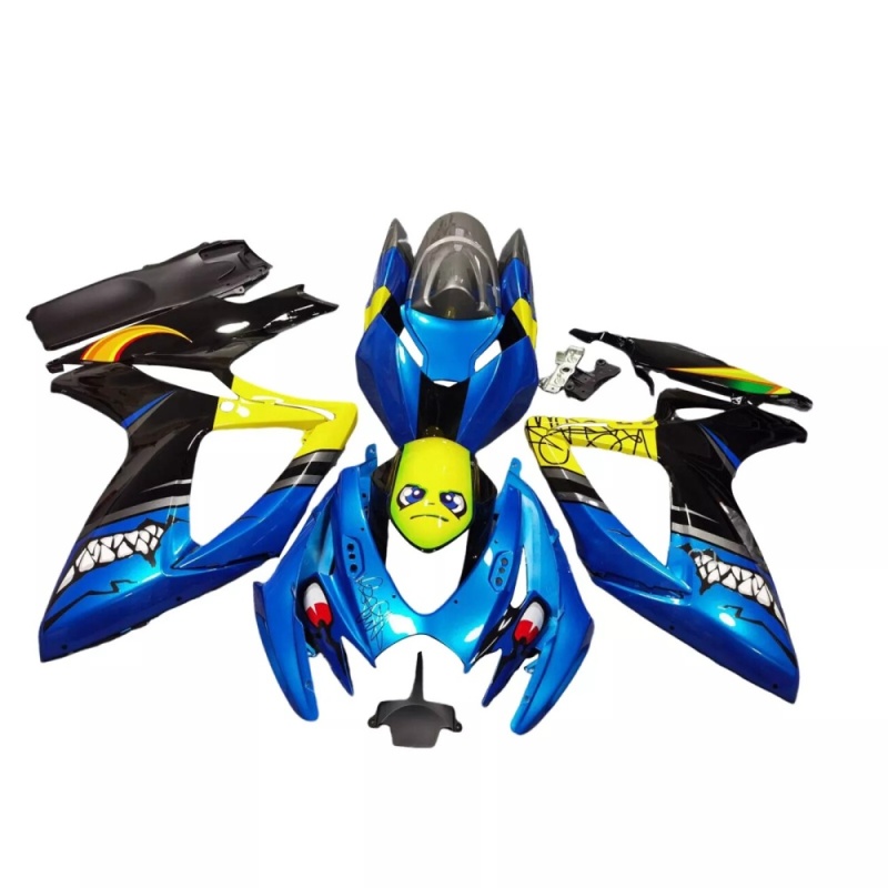 Motorbike Fairing Set for Suzuki GSXR600 750 K6 2006 2007, Lightweight ABS Body Kit, Carbon Fiber Look, Perfect Fit, Customizable Design