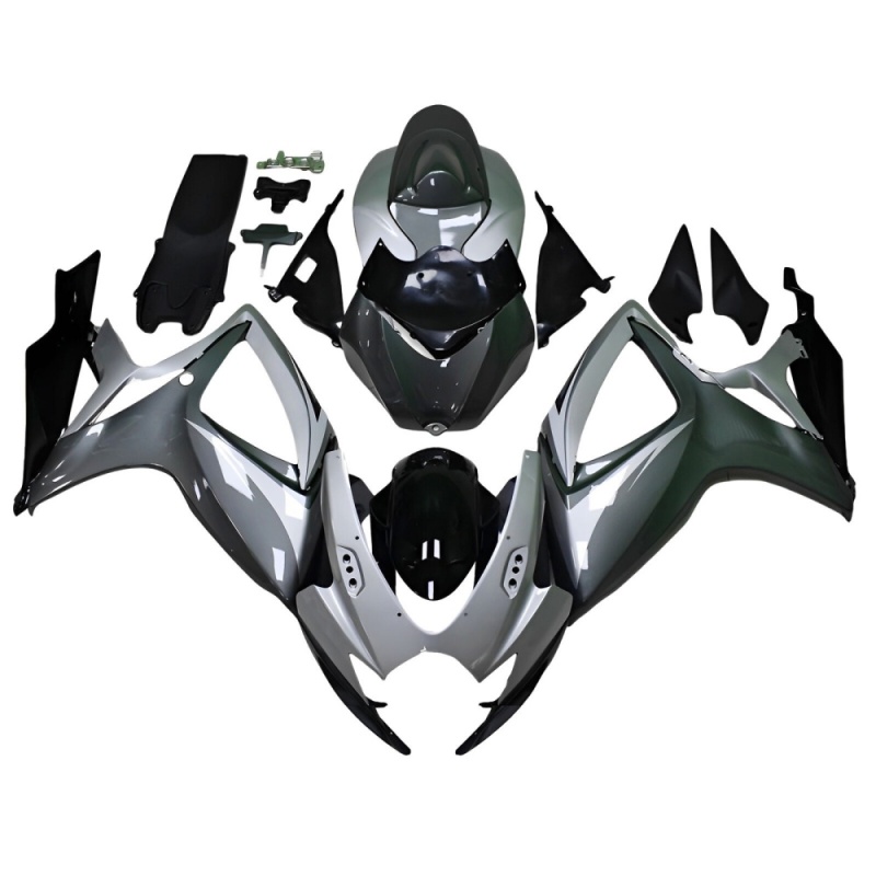 Aftermarket Fairing Kit for Suzuki GSXR600 750 2006 2007 K6, Carbon Fiber Style ABS Body Kit, Perfect Fit, Lightweight Design