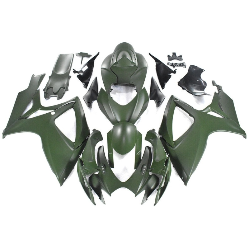 Aftermarket Fairing Kit for Suzuki GSXR600 750 2006 2007 K6, Carbon Fiber Style ABS Body Kit, Perfect Fit, Lightweight Design