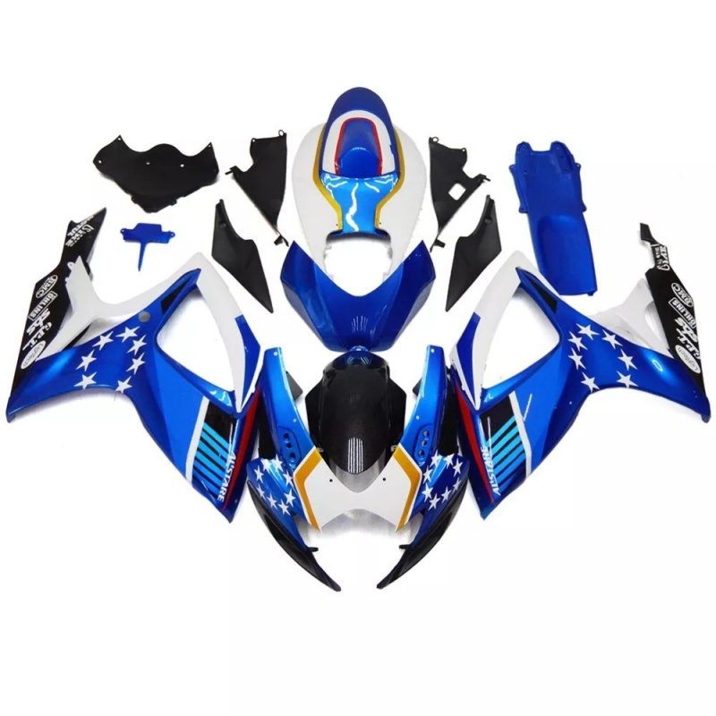 Motorbike Fairing Set for Suzuki GSXR600 750 K6 2006 2007, Lightweight ABS Body Kit, Carbon Fiber Look, Perfect Fit, Customizable Design