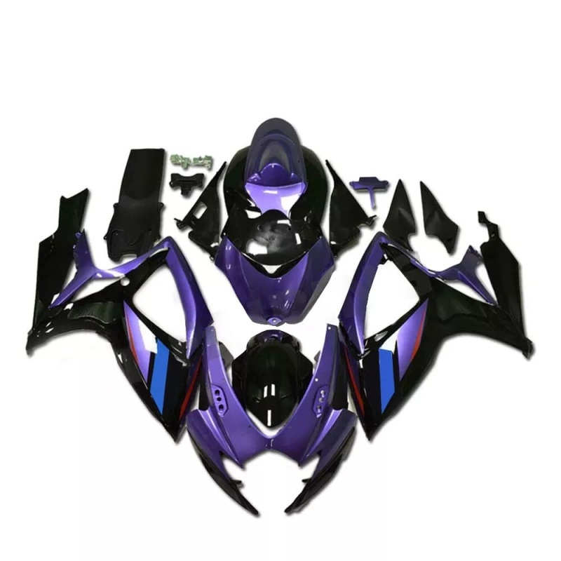 Fairing Kit for Suzuki GSXR600 750 2006 2007 K6, ABS Plastic Bodywork, Carbon Fiber Look, Perfect Fit, Customizable Design, High Durability
