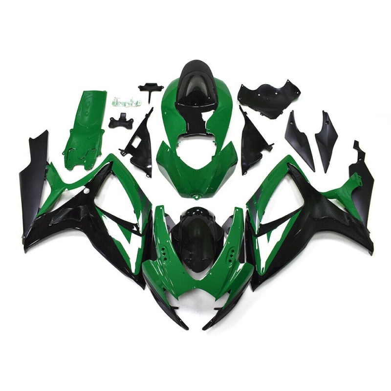 Fairing Kit for Suzuki GSXR600 750 2006 2007 K6, ABS Plastic Bodywork, Carbon Fiber Look, Perfect Fit, Customizable Design, High Durability