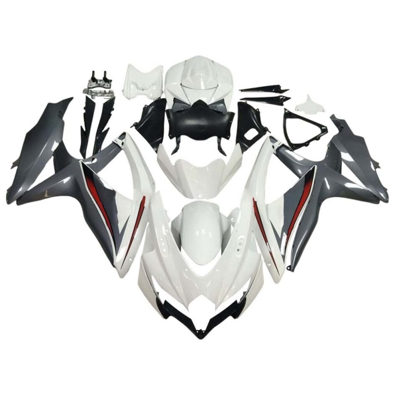 Fairing Set for Suzuki GSXR600/750 K8 2008-2010 - High Quality Aftermarket ABS Plastic with UV Protection & Scratch Resistant Finish