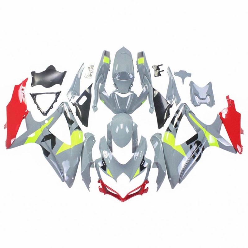 ABS Plastic Fairings for Suzuki GSXR600 750 K8 2008-2010, Customizable Carbon Fiber Look,Multiple Color Options, and Durable Construction