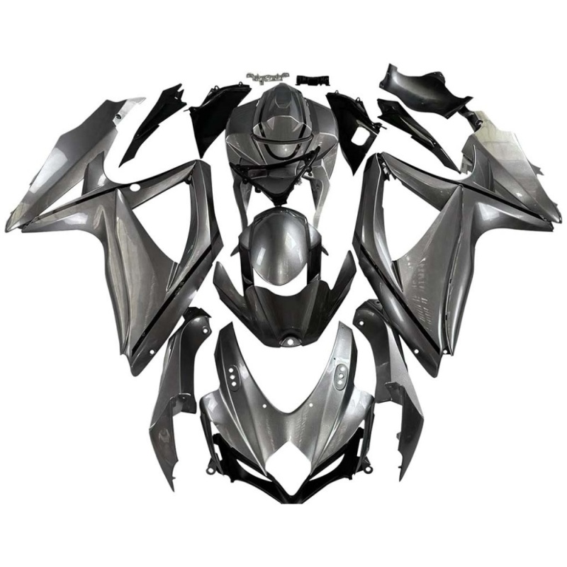Fairings for Suzuki GSXR600 K8 2008-2010, Aftermarket Replacement with Carbon Fiber Finish, ABS Plastic Material,Multiple Color Options