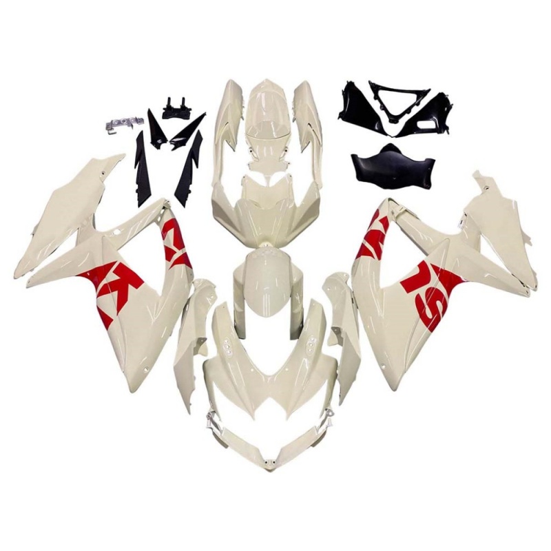 Injection Moldded Fairings for Suzuki GSXR600 2008-2010 K8, Customizable Replacement Bodywork with Carbon Fiber Look and Perfect Fit