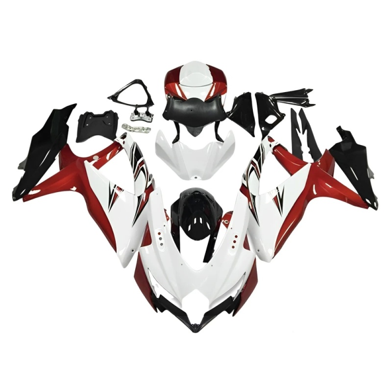 ABS Plastic Fairings for Suzuki GSXR600 750 K8 2008-2010, Customizable Carbon Fiber Look,Multiple Color Options, and Durable Construction