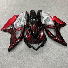 Fairing for GSXR600 K8 2008-2010 Suzuki - Premium ABS Plastic Cowl Set Lightweight Track-Spec Panels with Aerodynamic Ventilation