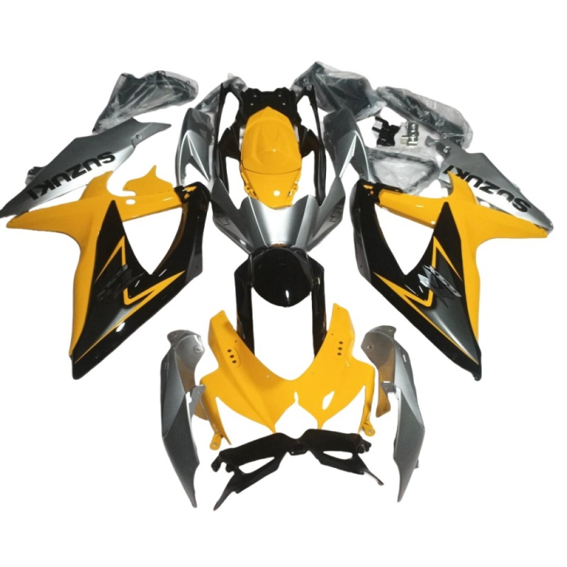 Fairings for Suzuki GSXR600 K8 2008-2010, Carbon Fiber Style, Perfect Fit, Lightweight Design, and Customizable Options