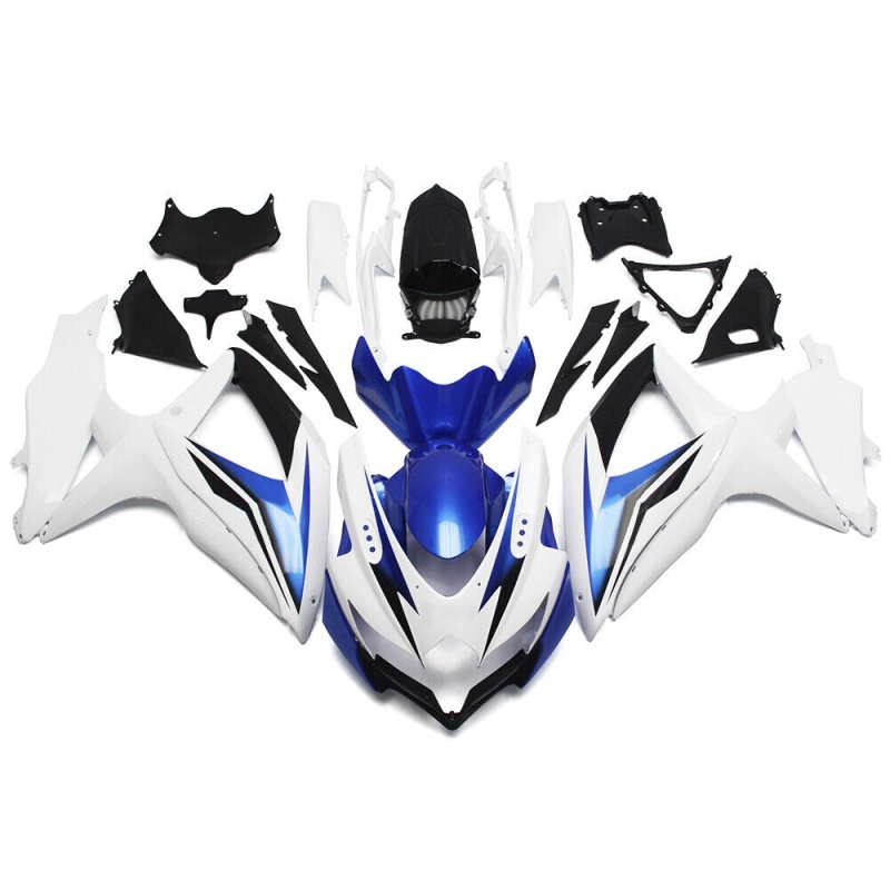 Custom Fairing Panel Kit for Suzuki GSXR600 2008-2010 K8 - Lightweight ABS with Dry Carbon Look & Perfect Fitment