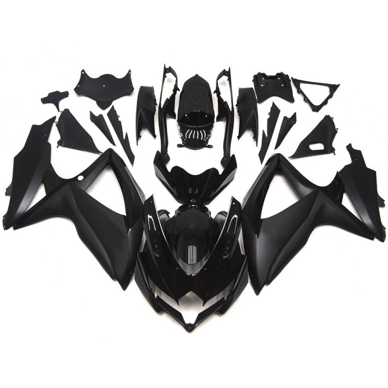 Full Replacement Fairing for Suzuki GSXR600 2008-2010 K8 - Complete ABS Plastic Injection Molded Set with All Panels & Hardware