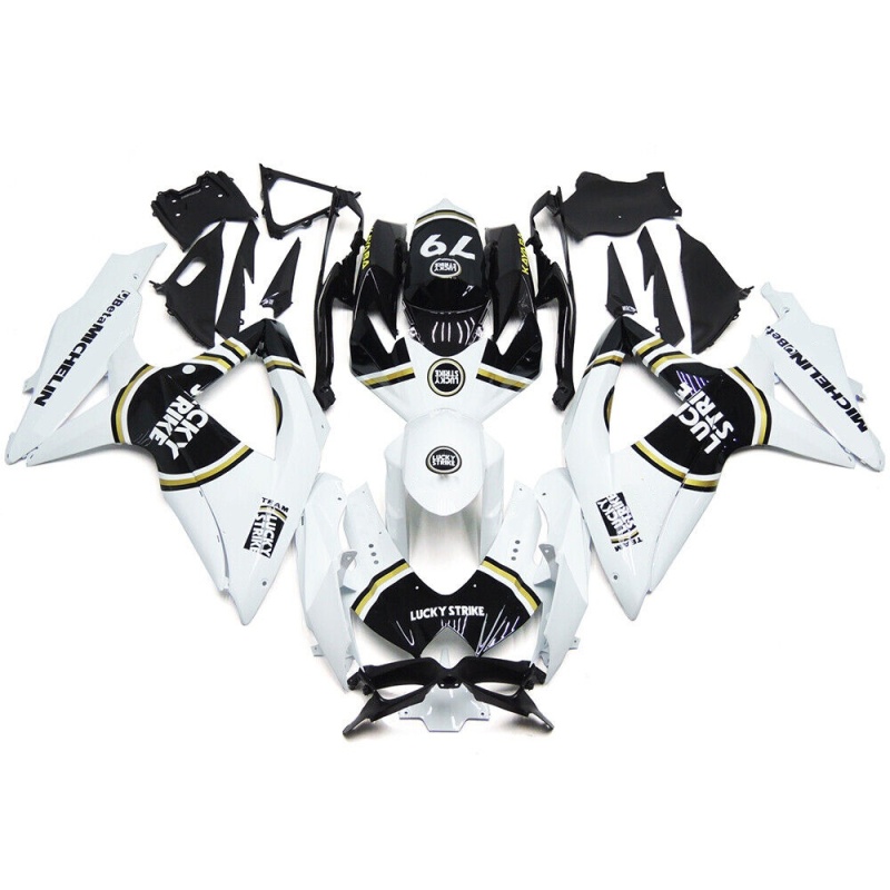 Full Replacement Fairing for Suzuki GSXR600 2008-2010 K8 - Complete ABS Plastic Injection Molded Set with All Panels & Hardware