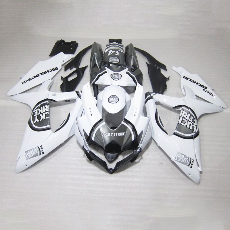 Customizable Fairing Kit for GSXR600 750 K8 2008-2010 Suzuki, Advanced ABS Plastic Bodywork, Aero Dynamic Design, Carbon Fiber Look