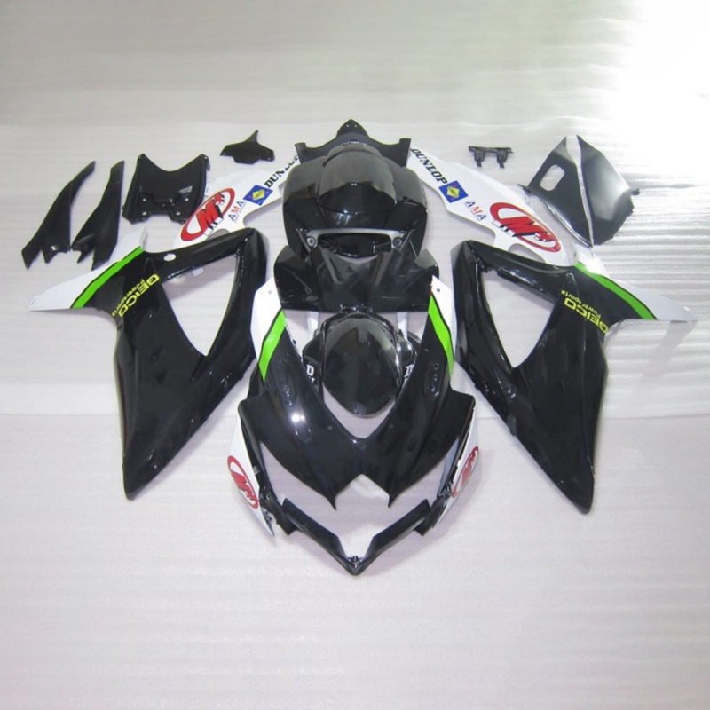 Customizable Fairing Kit for GSXR600 750 K8 2008-2010 Suzuki, Advanced ABS Plastic Bodywork, Aero Dynamic Design, Carbon Fiber Look