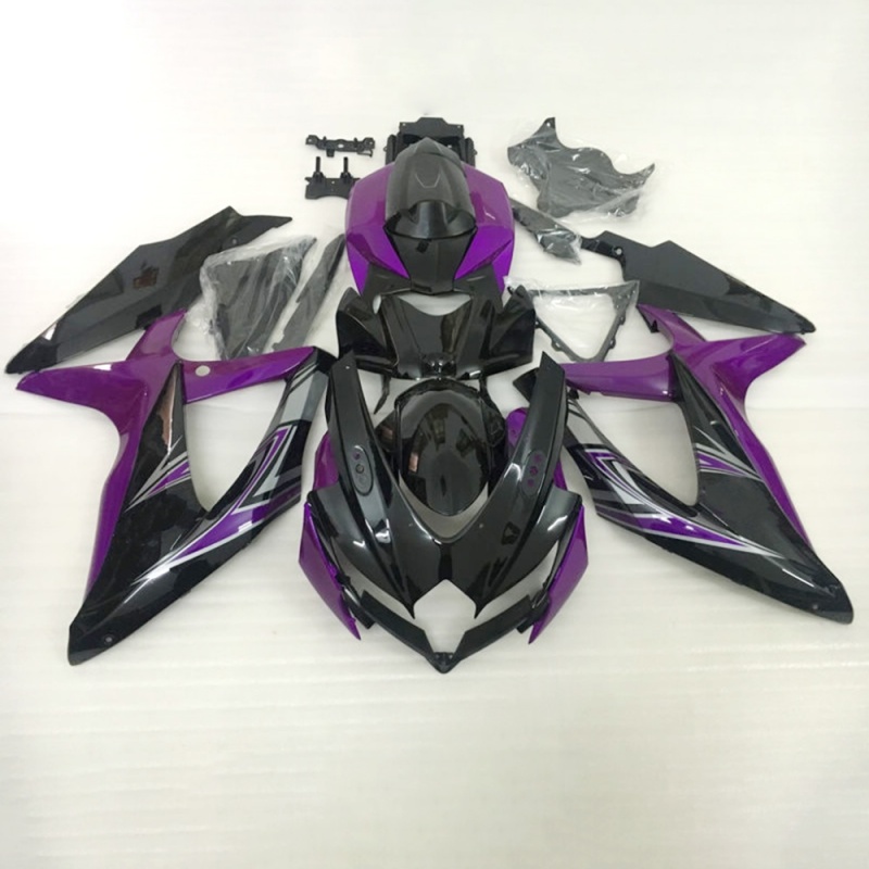 Customizable Fairing Kit for GSXR600 750 K8 2008-2010 Suzuki, Advanced ABS Plastic Bodywork, Aero Dynamic Design, Carbon Fiber Look
