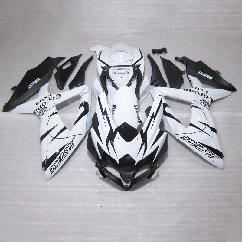 Customizable Fairing Kit for GSXR600 750 K8 2008-2010 Suzuki, Advanced ABS Plastic Bodywork, Aero Dynamic Design, Carbon Fiber Look