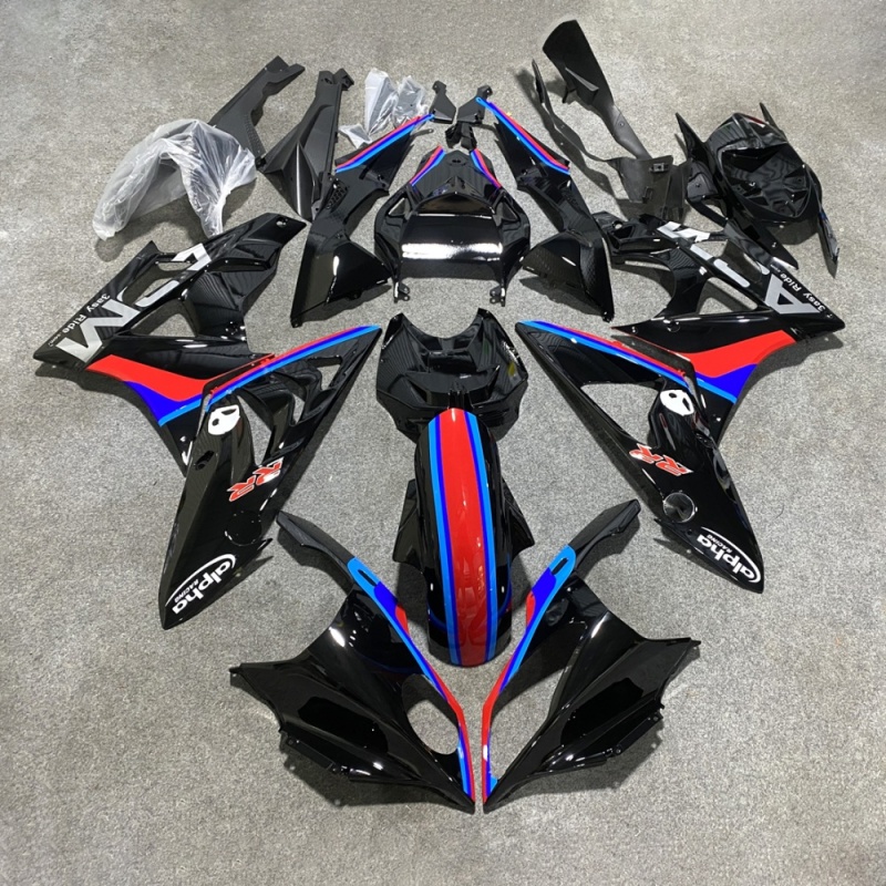 Motorcycle Fairing Package for BMW S1000RR 2009-2014 - Advanced ABS Composite with 100% Fit Replacement and Custom Graphics