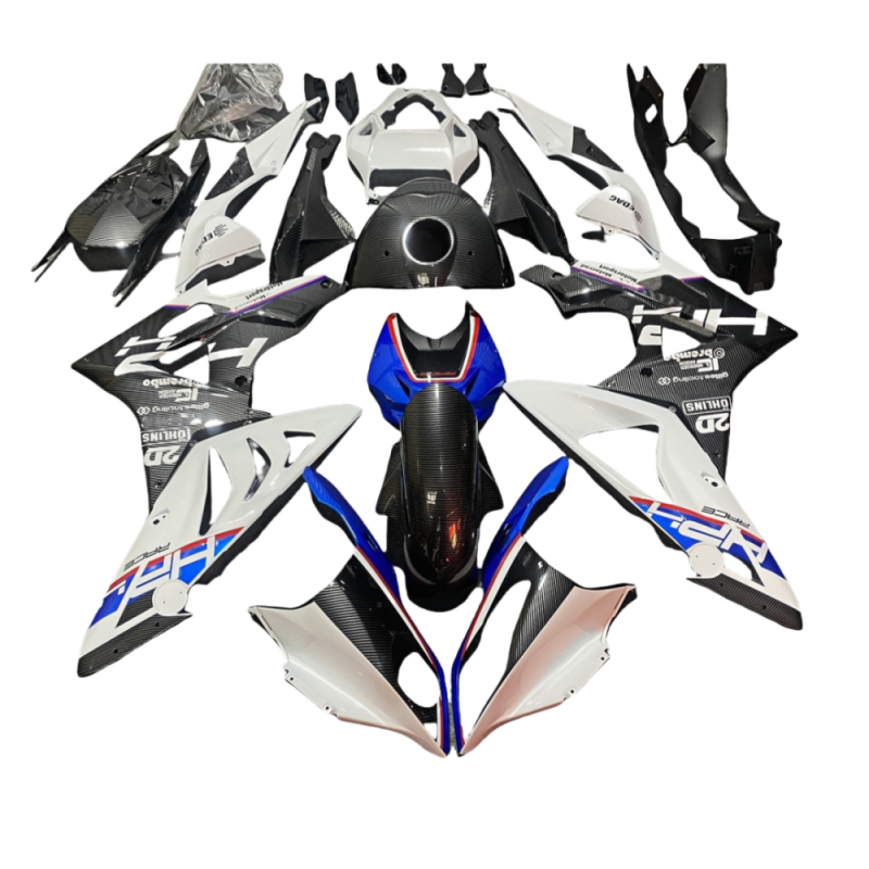 Fairing Kit for BMW S1000RR 2009-2014 - High-Performance ABS Plastic Injection Molded with Carbon Fiber Look and Perfect Fit Replacement
