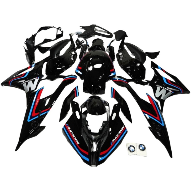 Motorcycle Fairing and Body Kit for BMW S1000RR 2019-2023 engineered with High-Impact ABS Construction presenting Multiple Color Choices