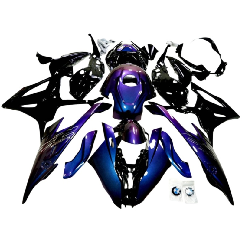 Motorcycle Fairing and Body Kit for BMW S1000RR 2019-2023 engineered with High-Impact ABS Construction presenting Multiple Color Choices