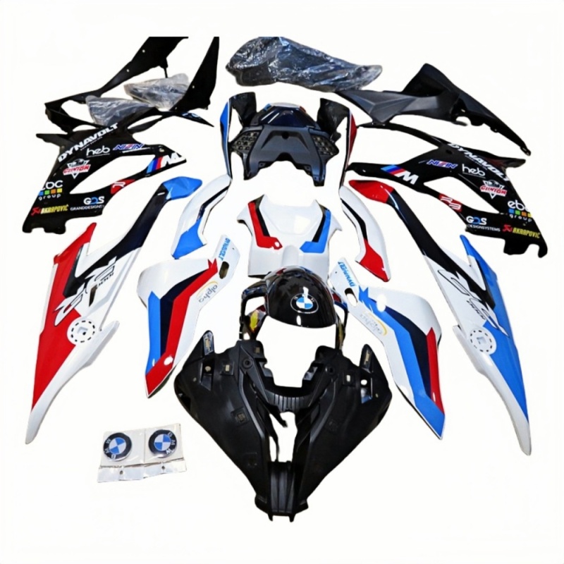 Motorcycle Fairing and Body Kit for BMW S1000RR 2019-2023 engineered with High-Impact ABS Construction presenting Multiple Color Choices