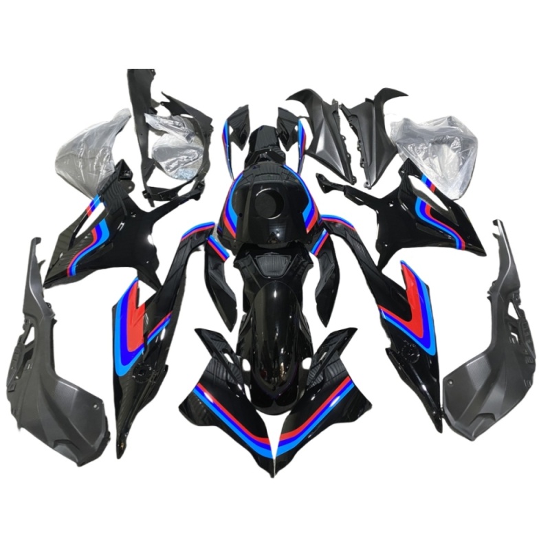 Custom Fairing and Panel Kit for BMW S1000RR 2019-2023 with Professional-Grade ABS Material Ensuring Perfect Fit Replacement
