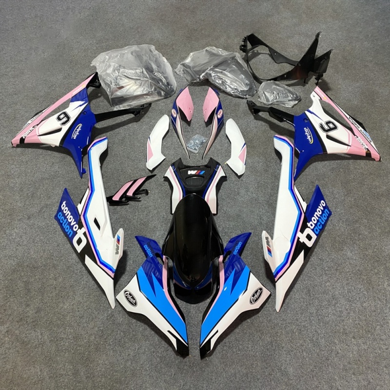 Fairing and Bodywork Kit for BMW S1000RR 2019-2023 with Lightweight ABS Composite Delivering OEM Fitment and Fade-Resistant Finish