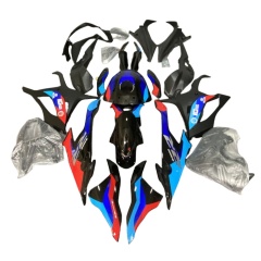 Motorcycle Anti-Vibration Fairing Set for BMW S1000RR 2019-2023 with ABS Plastic Injection Molded and Damped Mounts for Perfect Fit