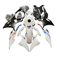 Motorcycle Anti-Vibration Fairing Set for BMW S1000RR 2019-2023 with ABS Plastic Injection Molded and Damped Mounts for Perfect Fit