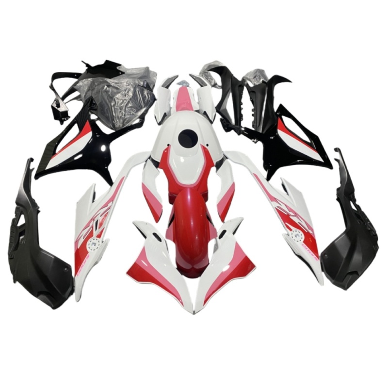 Motorcycle Anti-Vibration Fairing Set for BMW S1000RR 2019-2023 with ABS Plastic Injection Molded and Damped Mounts for Perfect Fit