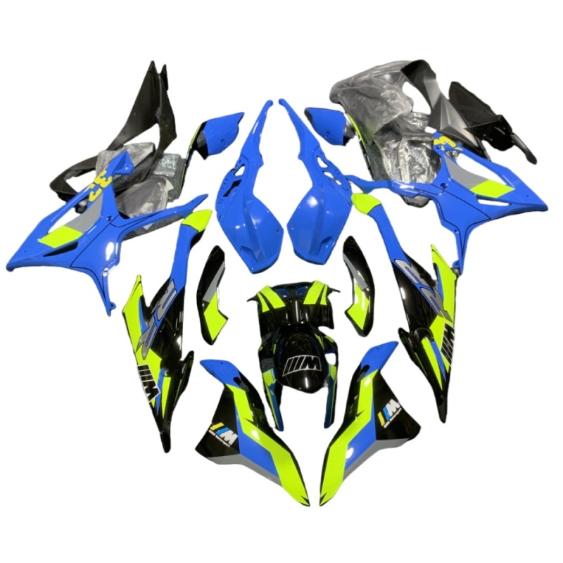 Custom Fairing and Panel Kit for BMW S1000RR 2019-2023 with Professional-Grade ABS Material Ensuring Perfect Fit Replacement