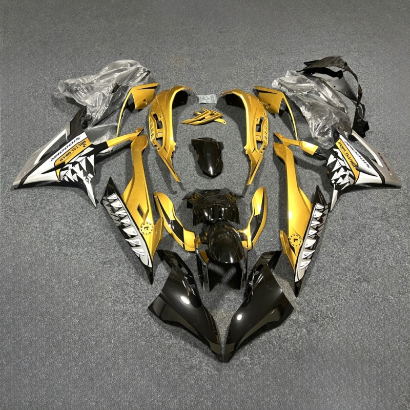 Custom Fairing and Panel Kit for BMW S1000RR 2019-2023 with Professional-Grade ABS Material Ensuring Perfect Fit Replacement