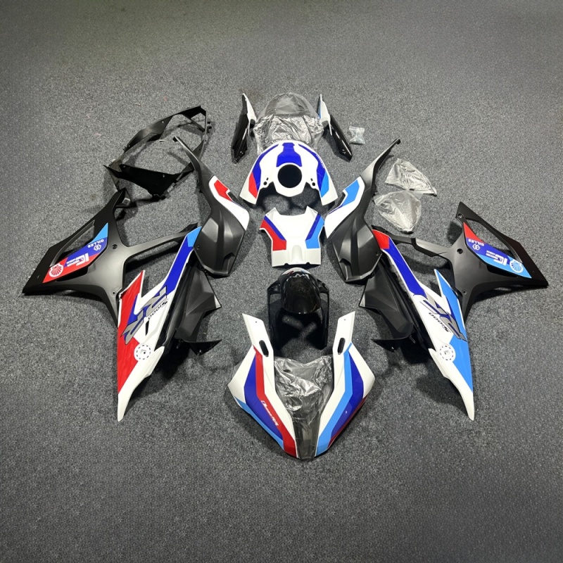 Custom Fairing and Panel Kit for BMW S1000RR 2019-2023 with Professional-Grade ABS Material Ensuring Perfect Fit Replacement
