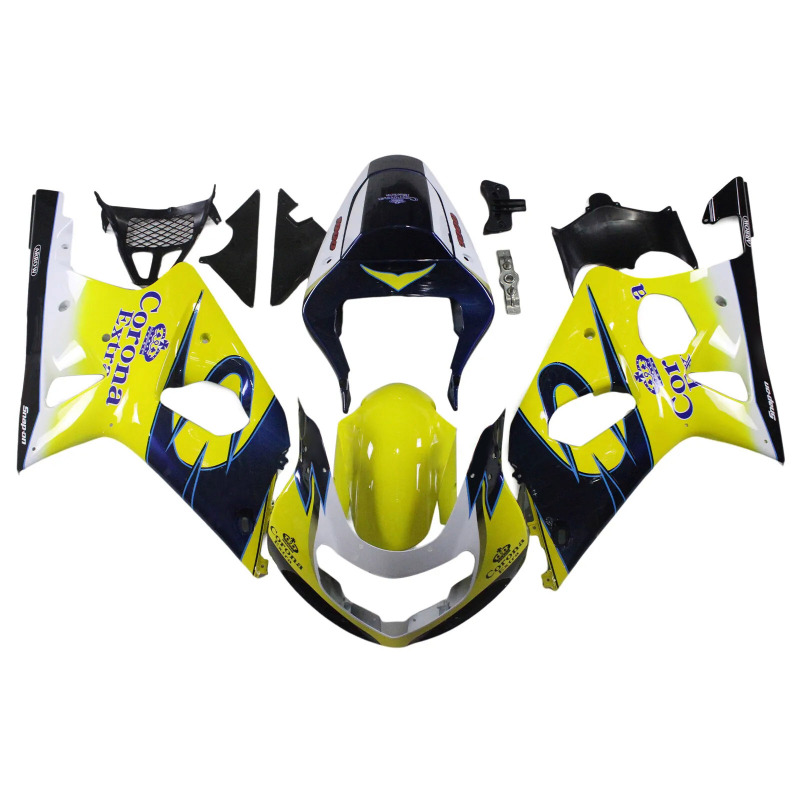 2000–2002 GSXR1000 Aftermarket Fairing Kit – Top-Quality ABS Plastic, Sleek Fit & Finish