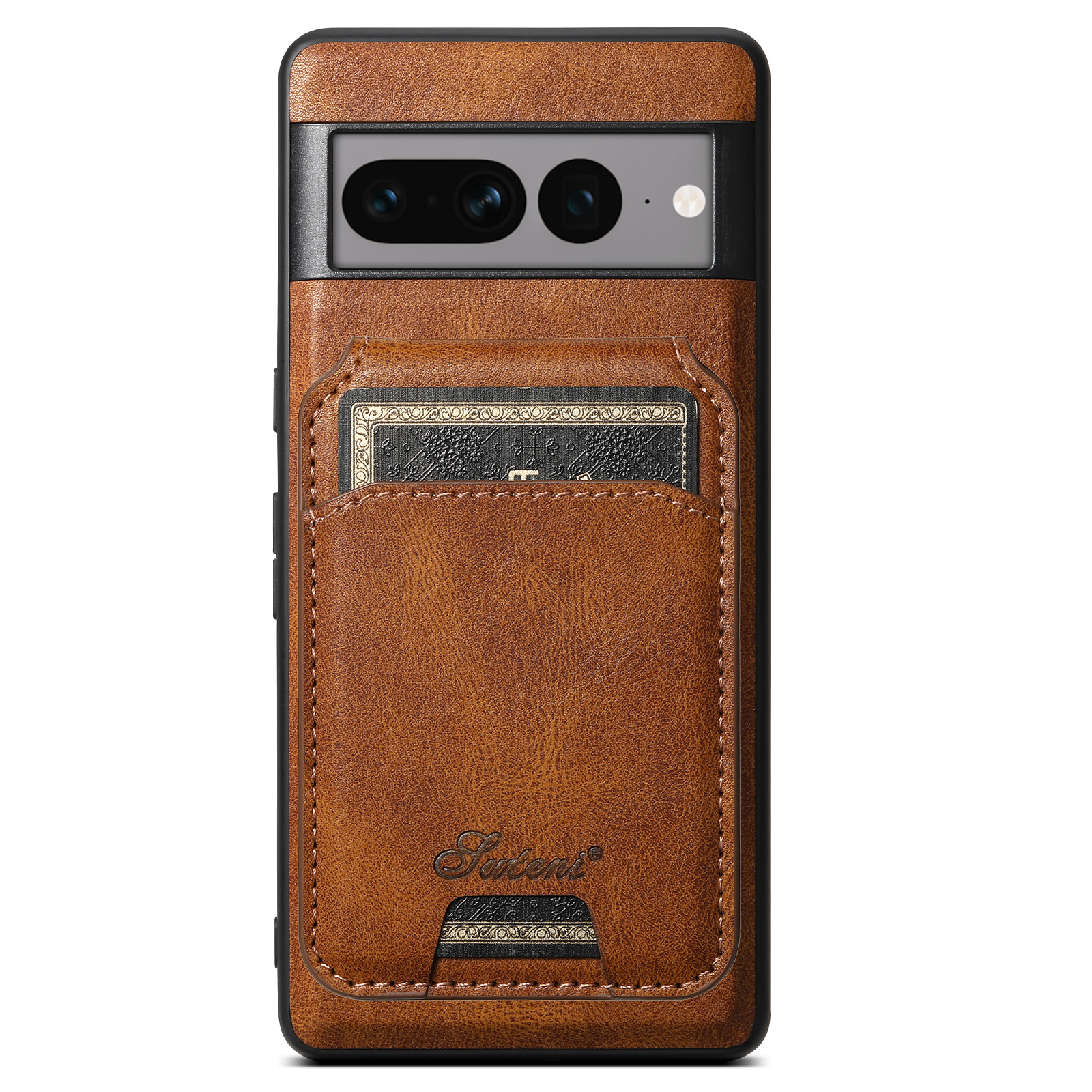 SUTENI H15 Magnet Wireless Charging PU Leather Card Holder Stand Picture frame Phone Case For Google Pixel 9XL 8Pro 7A 6