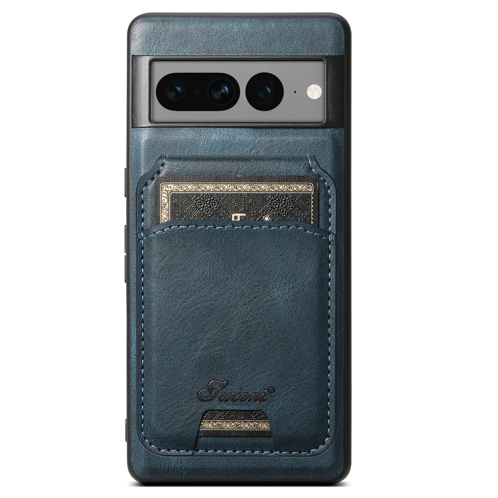 SUTENI H15 Magnet Wireless Charging PU Leather Card Holder Stand Picture frame Phone Case For Google Pixel 9XL 8Pro 7A 6