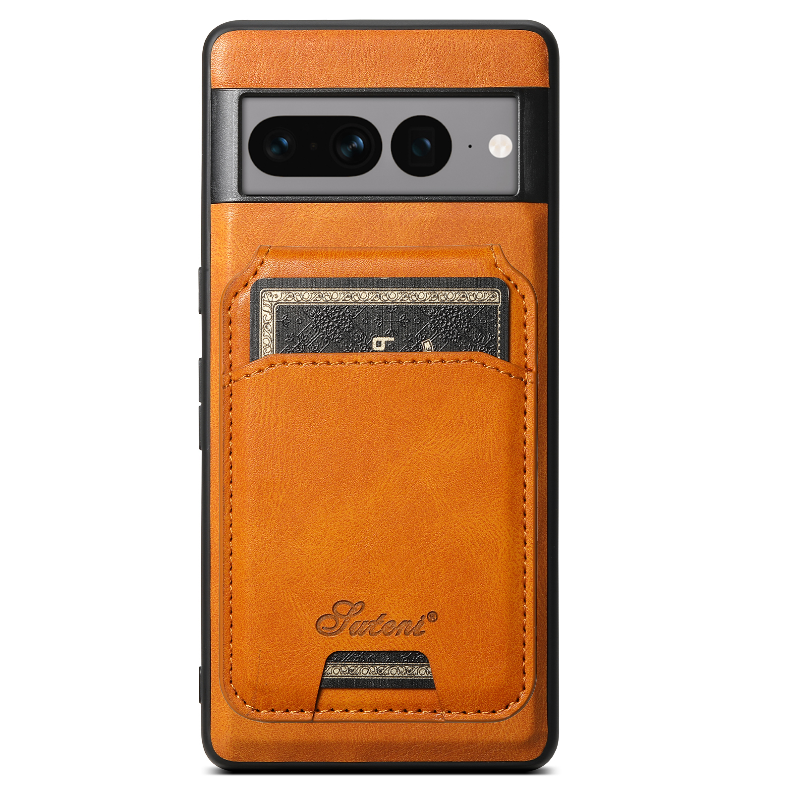 SUTENI H15 Magnet Wireless Charging PU Leather Card Holder Stand Picture frame Phone Case For Google Pixel 9XL 8Pro 7A 6