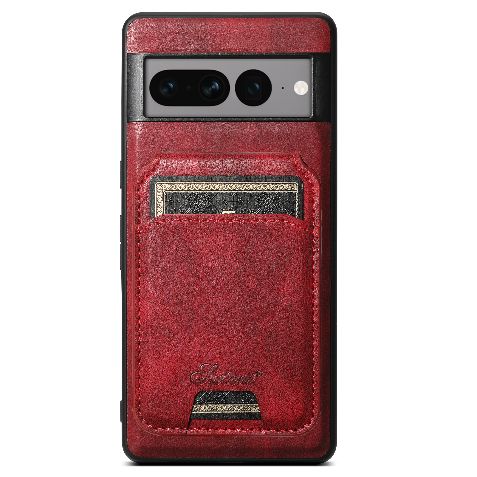 SUTENI H15 Magnet Wireless Charging PU Leather Card Holder Stand Picture frame Phone Case For Google Pixel 9XL 8Pro 7A 6