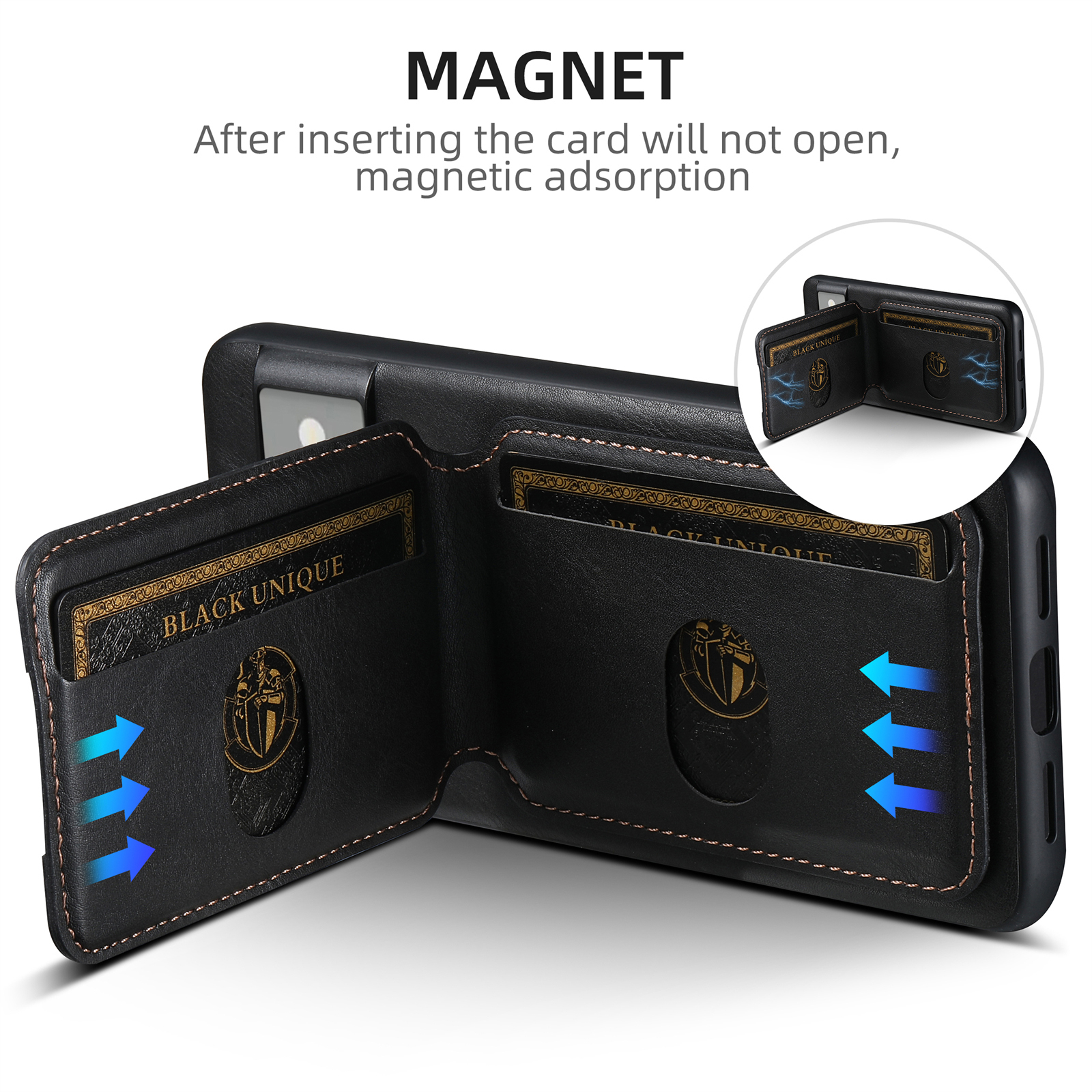 SUTENI H02YL Luxury PU Leather Phone Case Card Holder Stand For Google Pixel 9XL 8Pro 7A 6