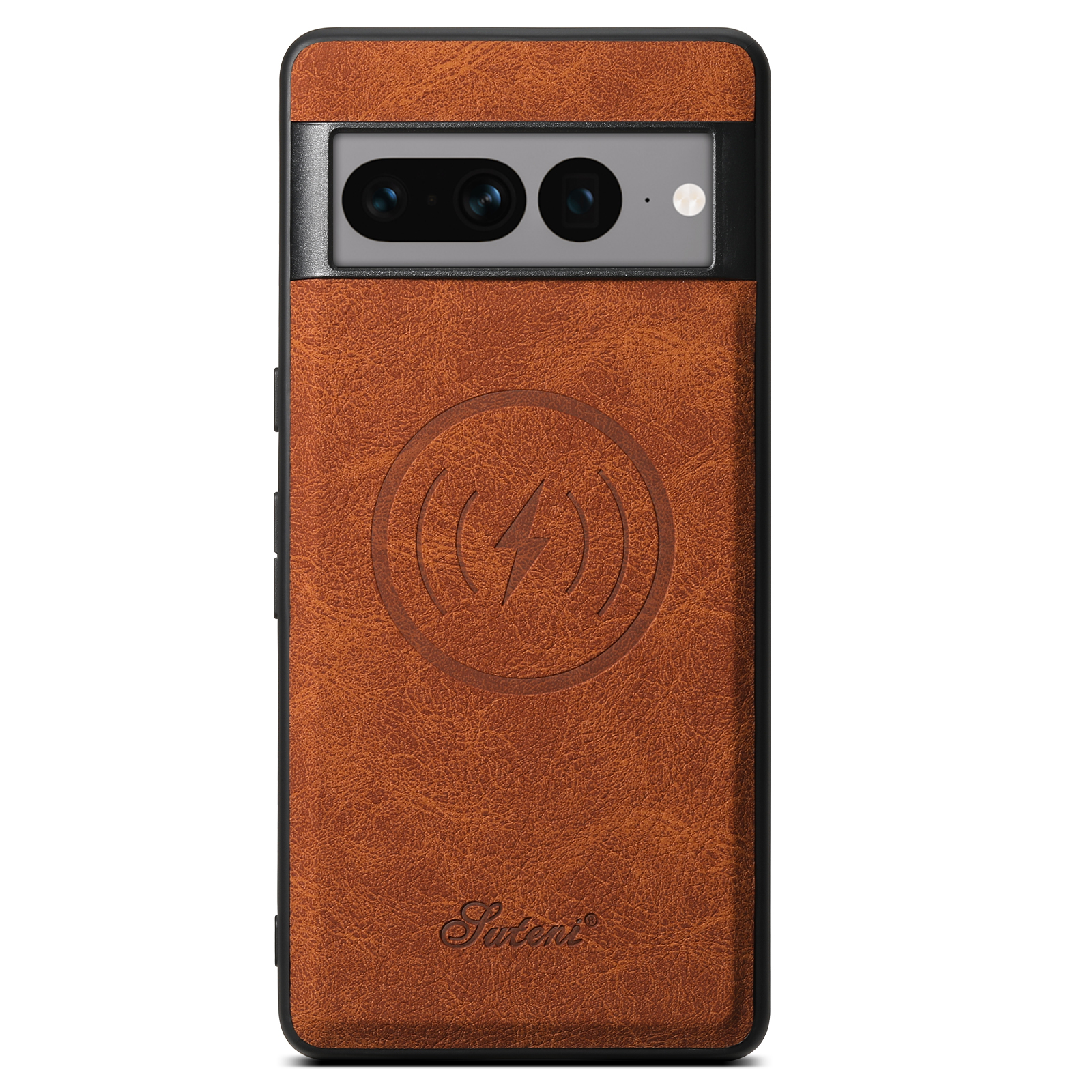 SUTENI H16DK Luxury PU Leather Phone Case Magnet Wireless Charging Frosted Feel For Google Pixel 9XL 8Pro 7A 6