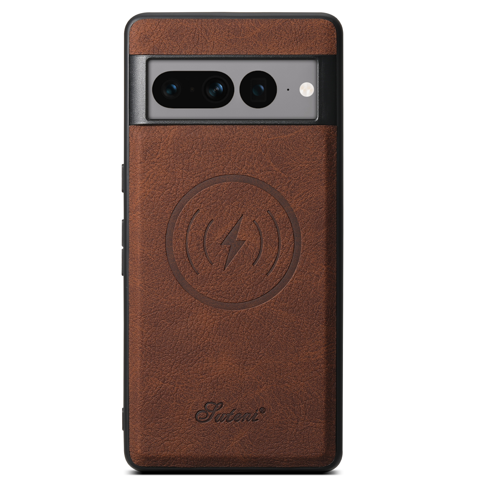 SUTENI H16DK Luxury PU Leather Phone Case Magnet Wireless Charging Frosted Feel For Google Pixel 9XL 8Pro 7A 6