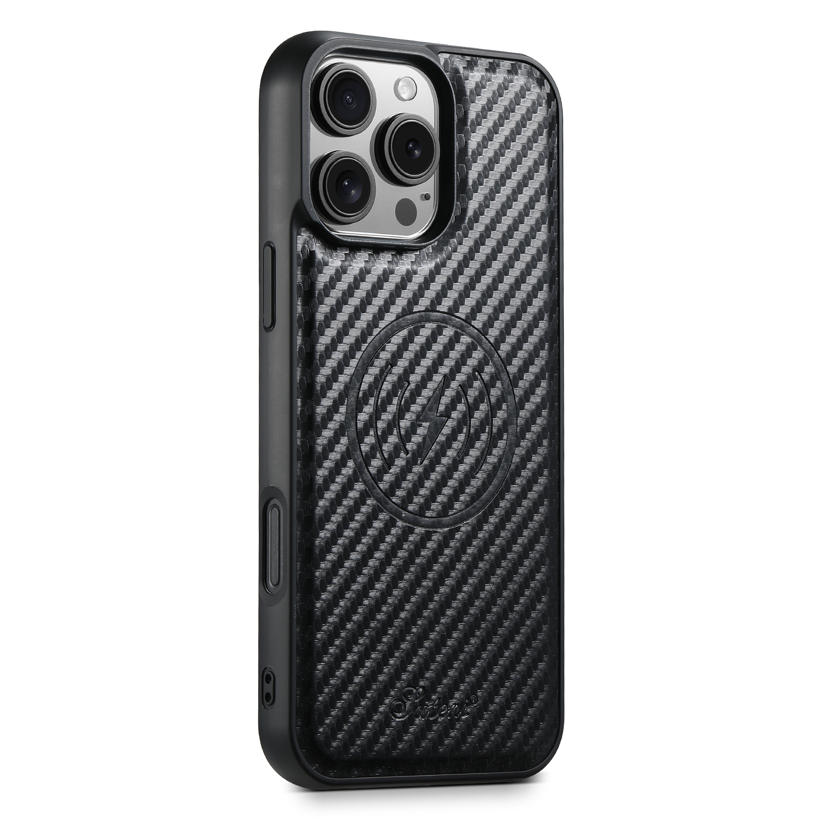 SUTENI H18TXW Phone Case Magnet Wireless Charging Card Holder Stand Luxury PU Leather For iPhone 16 Pro Max 15 Plus 14 Pro 13 12