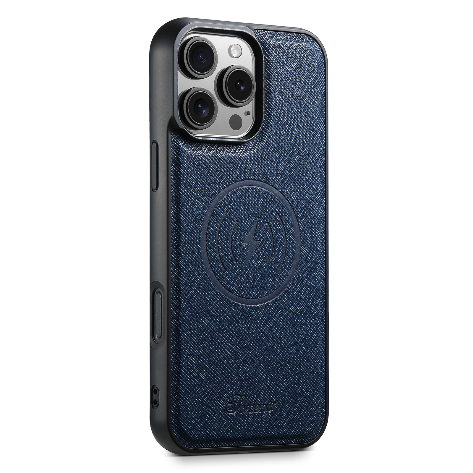SUTENI H18SZDK Magnet Wireless Charging Phone Case Luxury PU Leather For iPhone 16 Pro Max 15 Plus 14 13 12