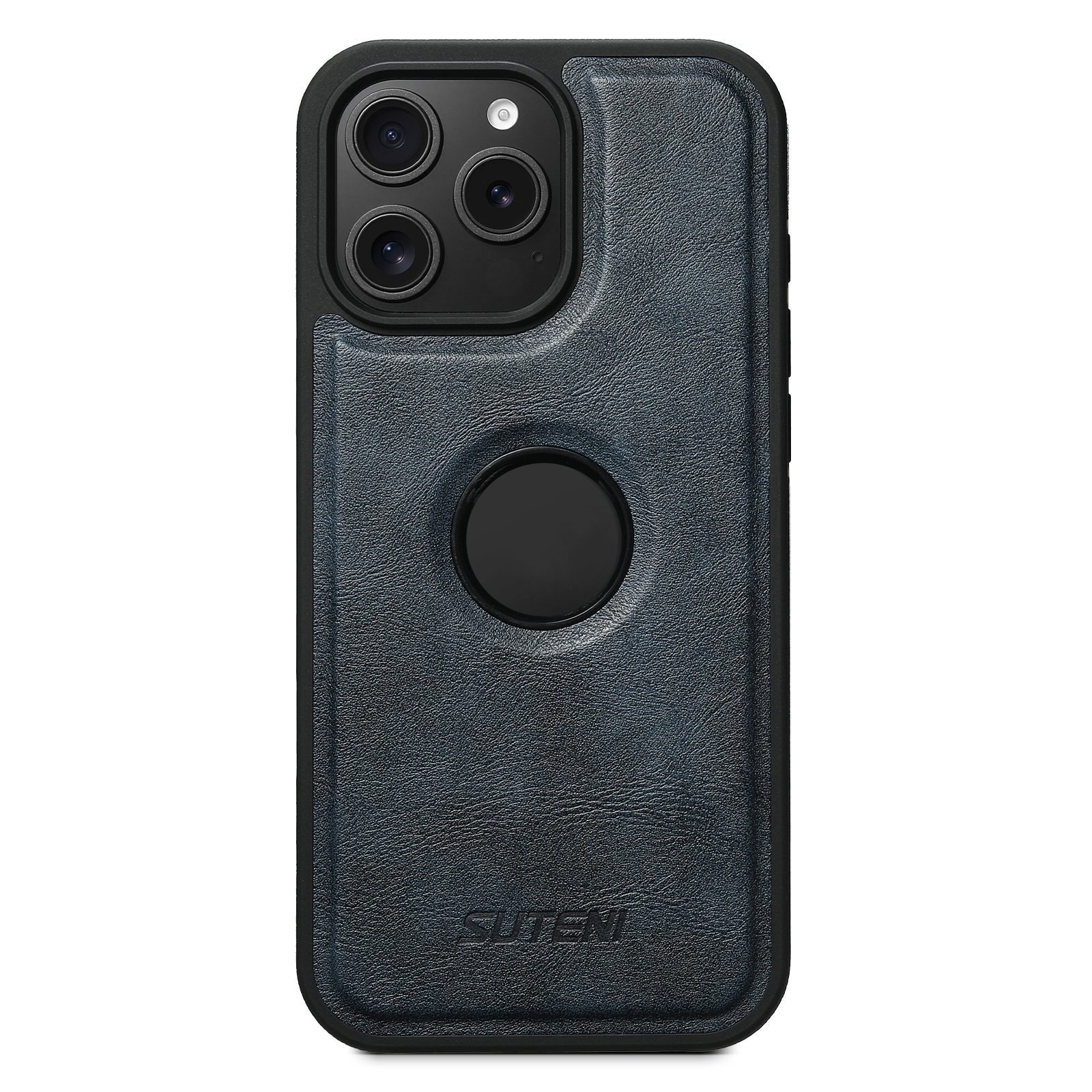 SUTENI G1 Magnet Wireless Charging Luxury PU Leather Phone Case For iPhone 16 Pro Max 15 Plus 14 Pro 13 12