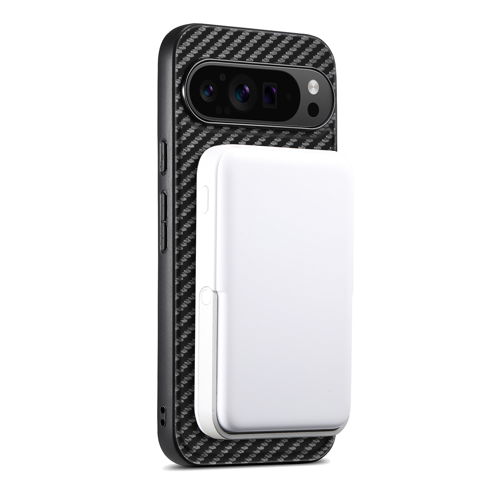 Suteni G3TXW PU Leather Mobile Phone Case Magnet Wireless Charging 360° Rotating Stand Ring Buckle For Google Pixel 9XL 8Pro 7A 6