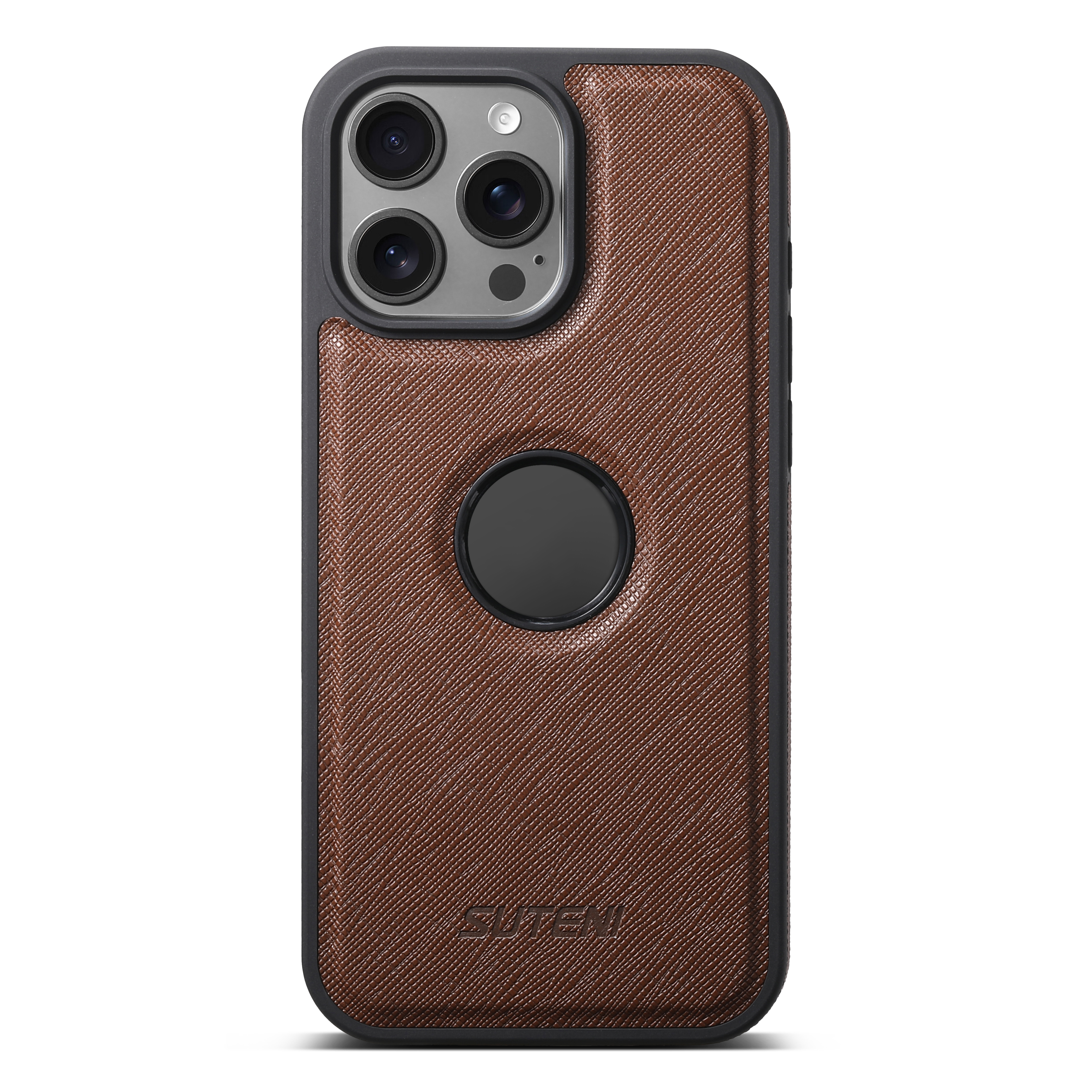 SUTENI G1SZ Luxury PU Leather Magnet Wireless Charging Phone Case For iPhone 16 Pro Max 15 Plus 14 Pro 13 12