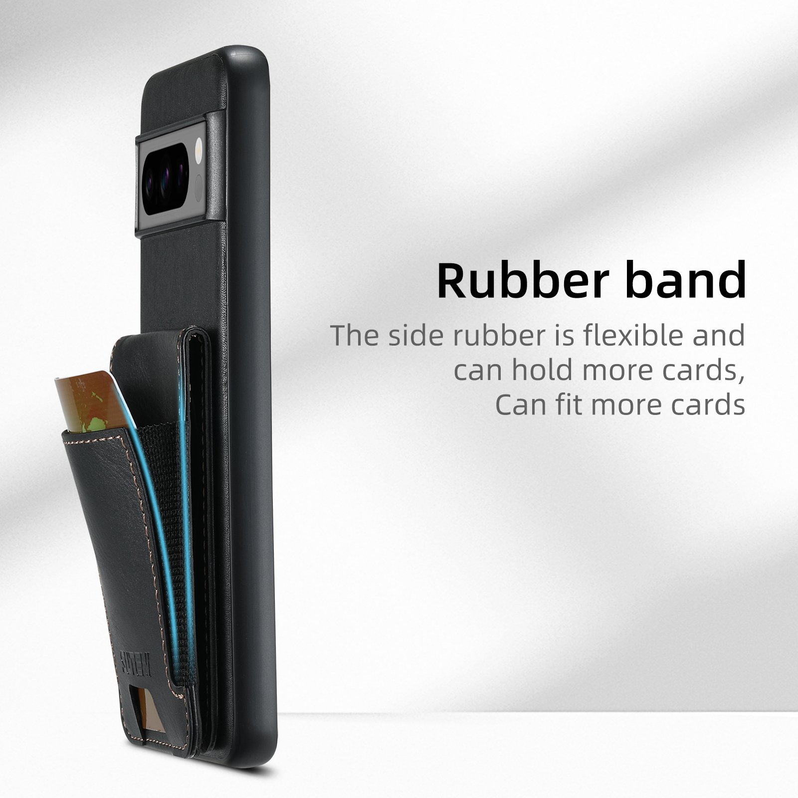 SUTENI H03YL Card Holder Phone Case Luxury PU Leather Stand For Google Pixel 9XL 8Pro 7A 6