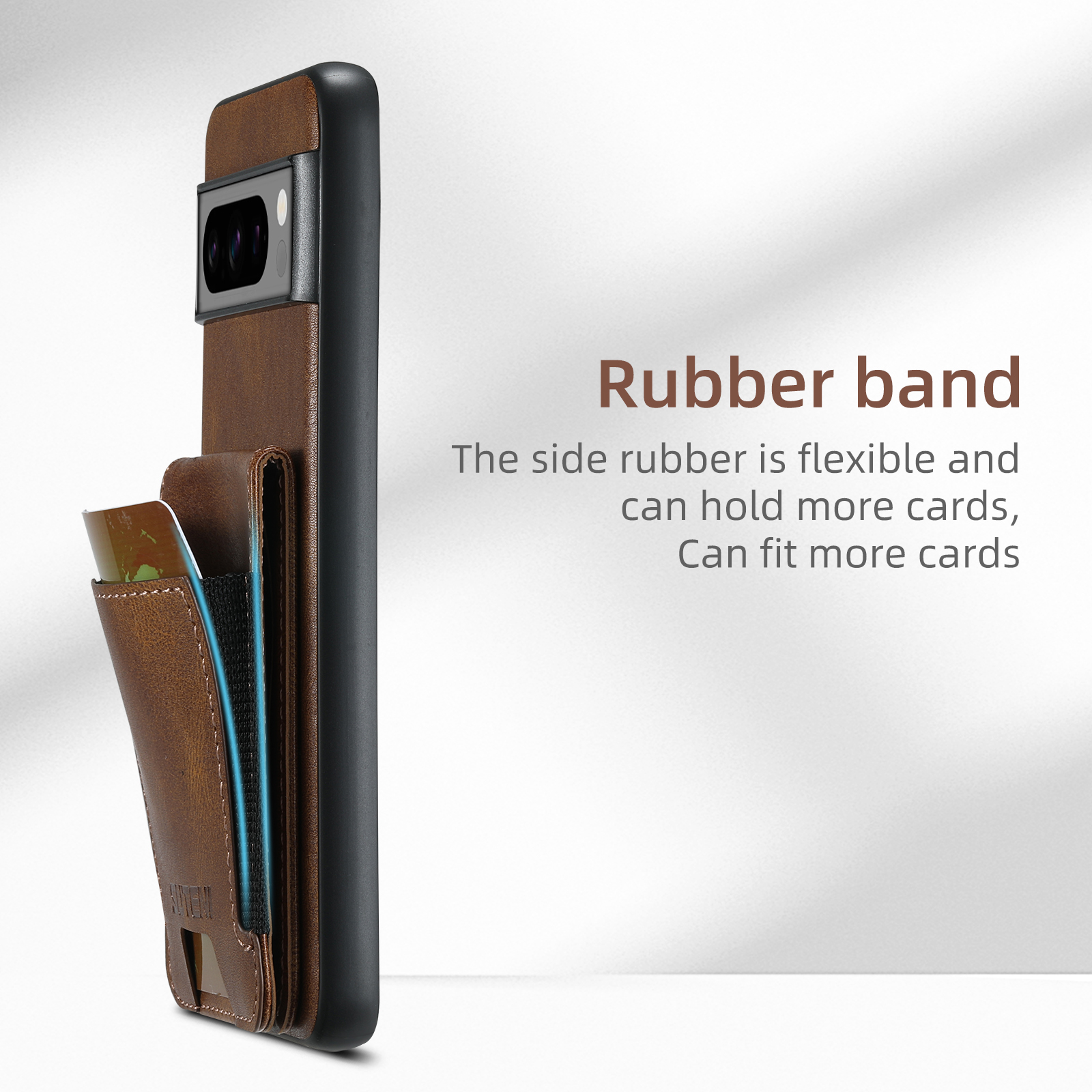 SUTENI H03YL Card Holder Phone Case Luxury PU Leather Stand For Google Pixel 9XL 8Pro 7A 6