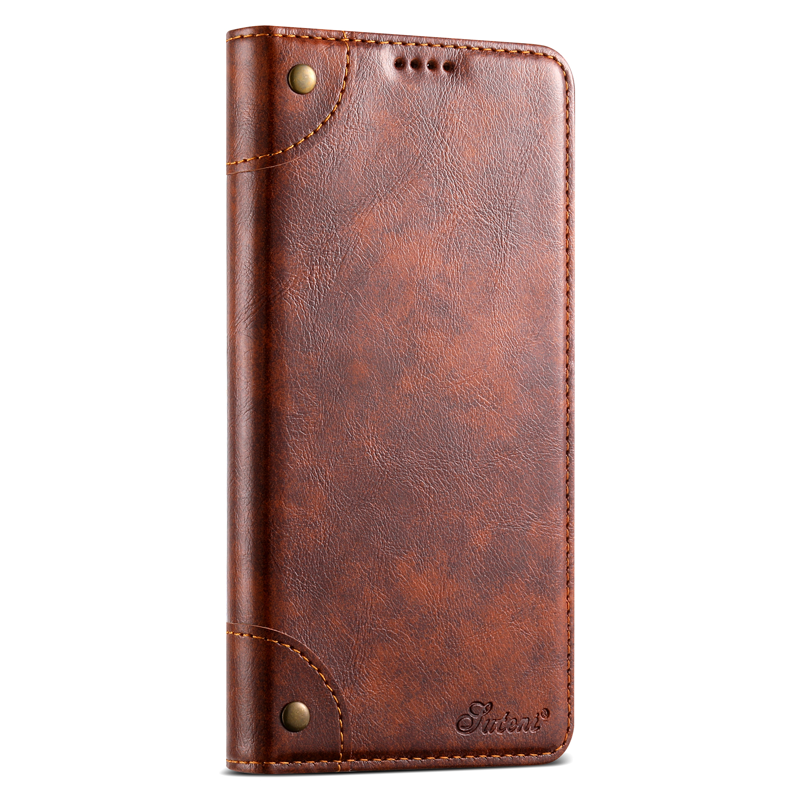 SUTENI BLK Phone Case PU Leather Card Holder Stand Wallet Magnet Flip Cover For Samsung S26Ultra S25Plus S24 S23 S22 Note20