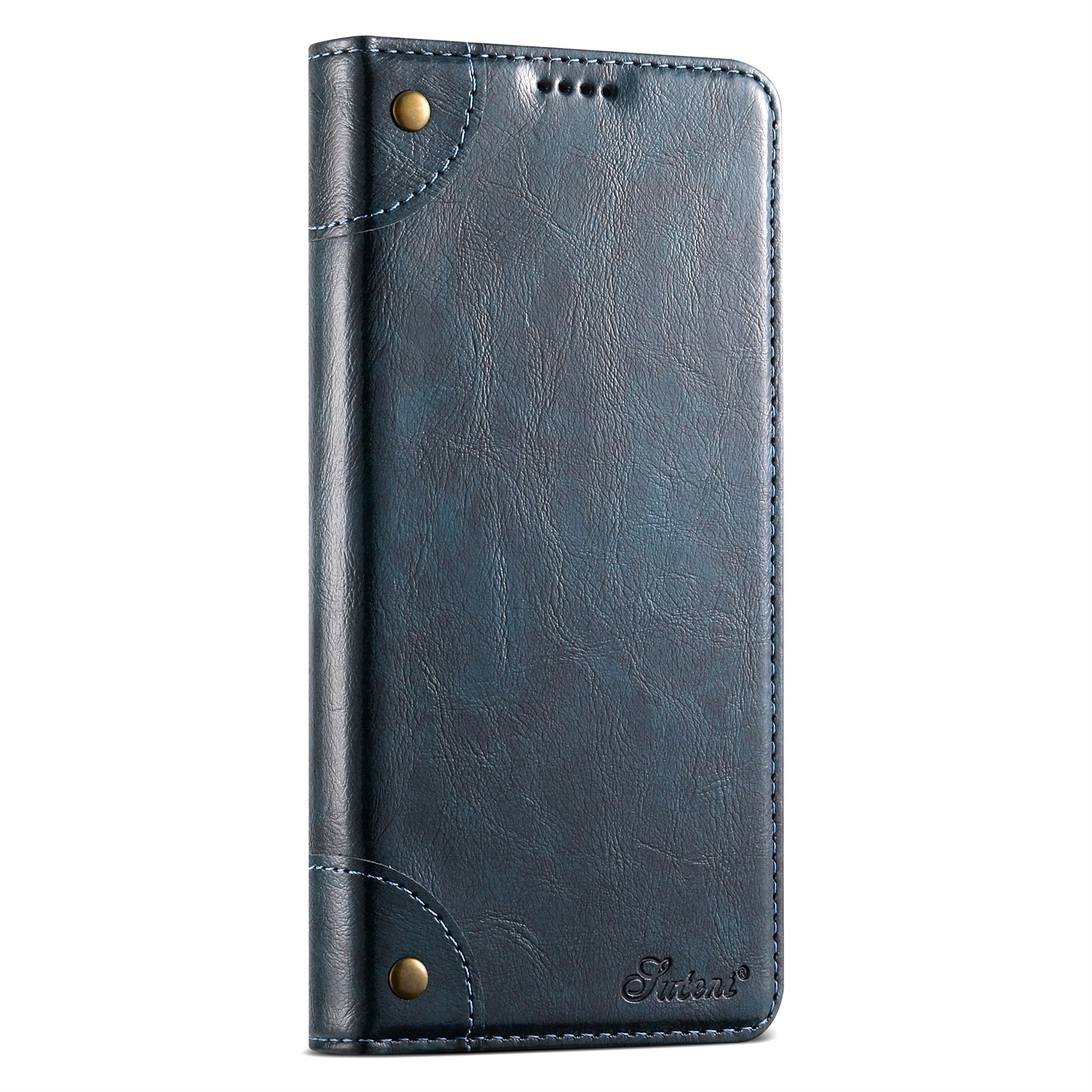 SUTENI BLK Phone Case PU Leather Card Holder Stand Wallet Magnet Flip Cover For Samsung S24Ultra S23Plus S22 Note20
